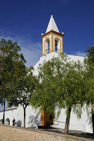 Church, Sant Joan de Labritja, Ibiza, Pityuses, Balearic Islands, Spain, Europe