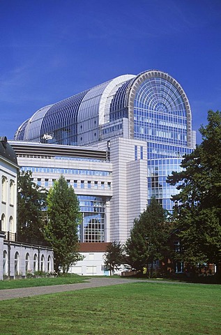 Espace Leopold, the complex of parliament buildings housing the European Parliament, Euro-City, Brussels, Belgium, Europe