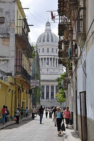 El Capitolio building, also known as National Capitol Building, Havana, historic district, Cuba, Caribbean, Central America