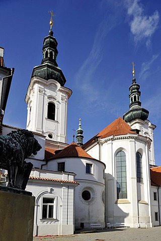 Basilica of the Strahov Monastery, Prague, Bohemia, Czech Republic, Europe