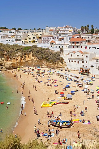 Beach of Carvoeiro, Algarve, Portugal, Europe