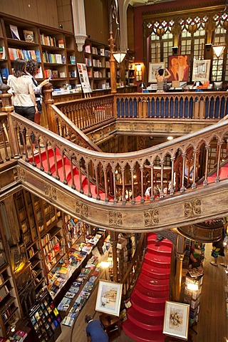 Bookshop, Lello & Irmao, Porto, Portugal, Europe