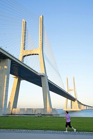 Ponte Vasco da Gama Bridge, Lisbon, Portugal, Europe