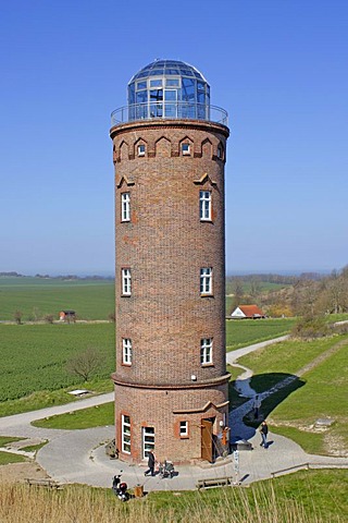 Marinepeilturm lighthouse, Cape Arkona, Ruegen Island, Mecklenburg-Western Pomerania, Germany, Europe