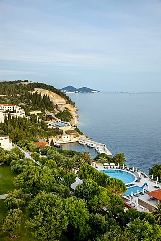 View from the Hotel Radisson Blu on the sea, Dubrovnik, Dalmatia, Croatia, Europe