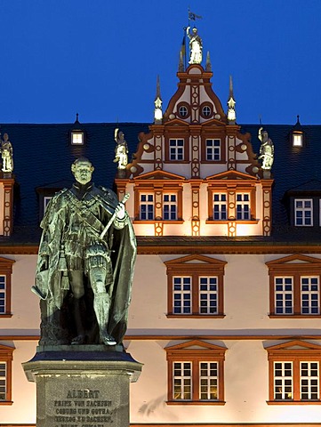 Prince Albert memorial and town house, Coburg, Franconia, Bavaria, Germany, Europe