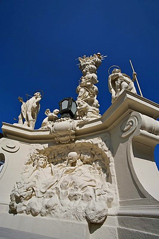 Plague column, Moedling, Lower Austria, Austria, Europe