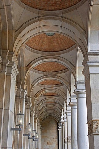 Entrance area of the Universitaet der Kuenste, Berlin University of the Arts, Berlin, Germany, Europe