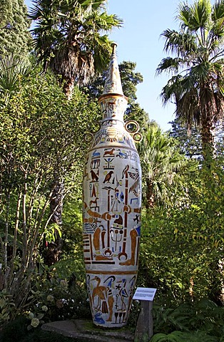 The world's largest vase, tropical garden, Monte Palace Tropical Garden, Jose Bernardo Foundation, Funchal, Madeira, Portugal, Europe