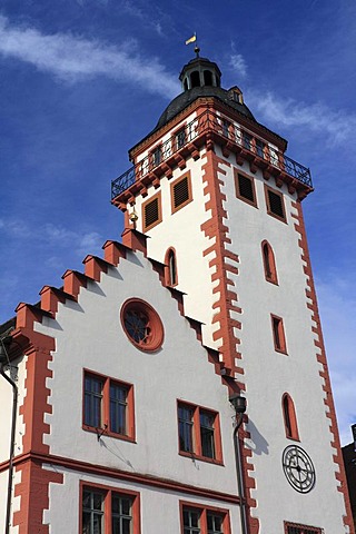 Town hall, market square, Mosbach, Baden-Wuerttemberg, Germany, Europe