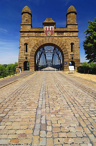 Old Elbe Bridge at Harburg, Hamburg, Germany, Europe