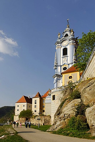 Church Mariae Himmelfahrt, Duernstein, Wachau, Lower Austria, Europe