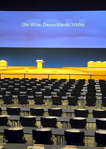 22th party convention of the CDU, Stuttgart, Baden-Wuerttemberg, Germany, Europe