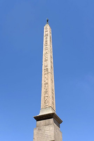 Obelisk over the Fontana dei Quattro Fiumi, also Obelisco Agonale, Piazza Navona, Rome, Latium, Italy, Europe