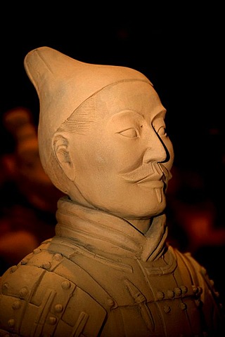 Terracotta Army exhibition, faithful replicas of the statues from XIAN in China, Weilburg an der Lahn, Hesse, Germany, Europe