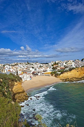 Town view, Carvoeiro, Algarve, Portugal, Europe