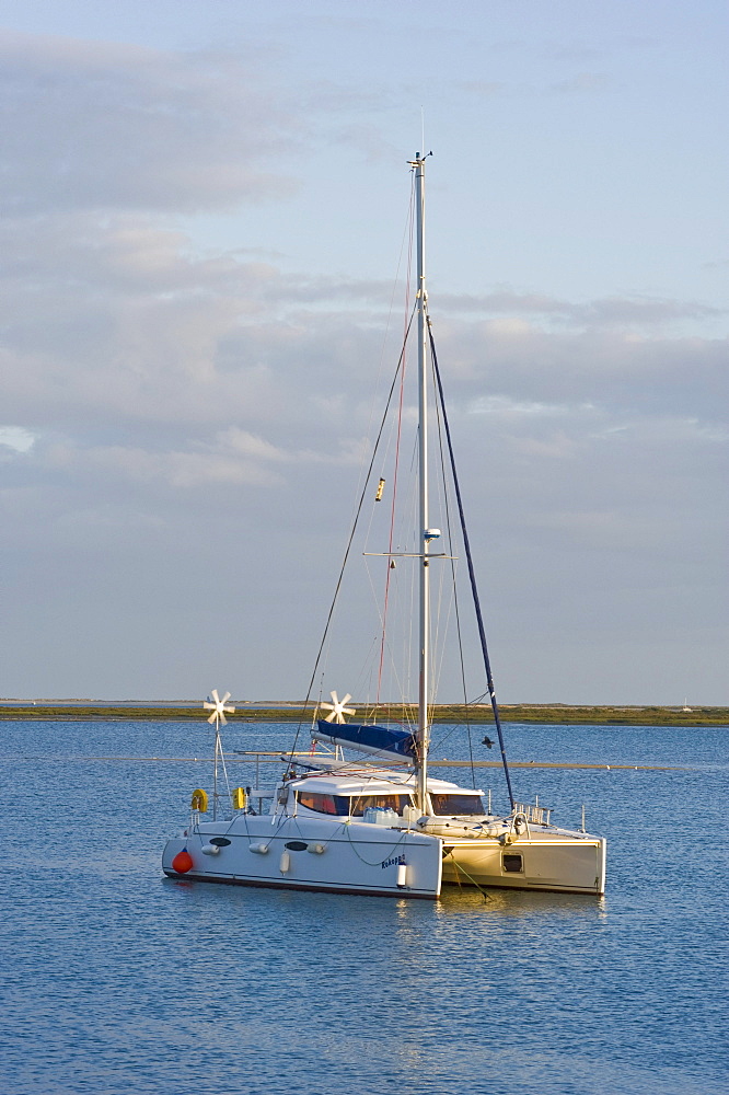 Catamaran, Olhao, Algarve, Portugal, Europe