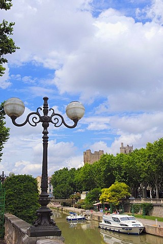 Canal de la Robine, Narbonne, Aude, Languedoc Roussillon, France, Europe