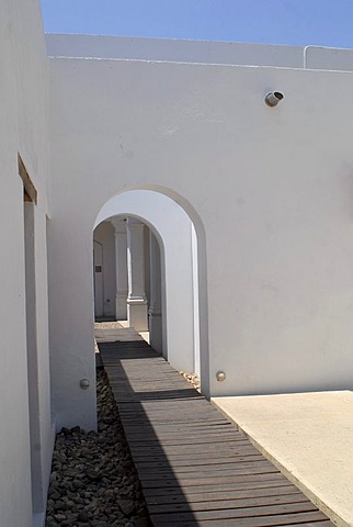 Courtyard of the Museo de Filatelia, MUFI, Oaxaca de Juarez, Oaxaca, Mexico, North America