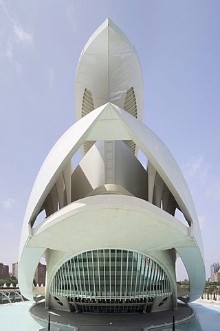 Opera House Palau de les Artes Reina Sofia, Ciudad de las Artes y las Ciencias City of Arts and Sciences, Valencia, Comunidad Valencia, Spain, Europe