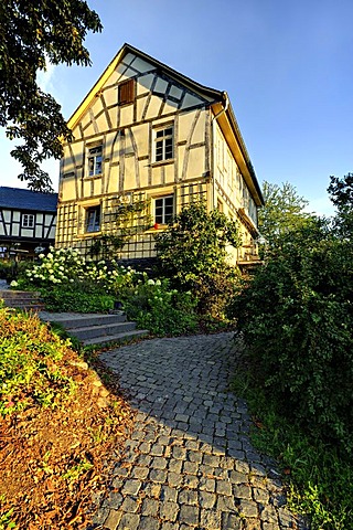 Guenderodehaus, Siebenjungfrauenblick, Oberwesel, Rhineland-Palatinate, Germany, Europe