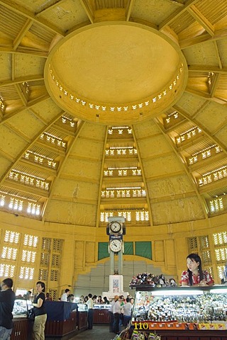 Central Market, Psar Thmei, Phnom Penh, Cambodia, Indochina, Southeast Asia