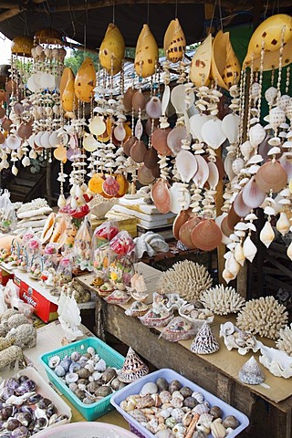 Shell souvenirs, Sokha Beach, Sihanoukville, Cambodia, Indochina, Southeast Asia