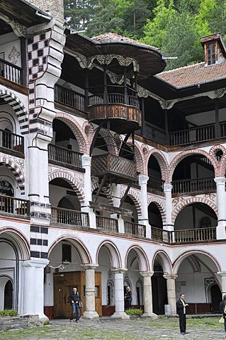 Orthodox Rila Monastery, UNESCO World Heritage Site, Bulgaria, Europe