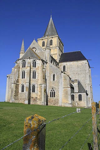 Cerisy-la-Foret Abbey, Manche department, Region Basse-Normandie, Normandy, France, Europe