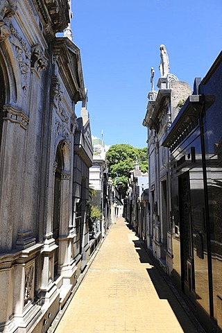 Tombs, La Recoleta Cemetery in Buenos Aires, Argentina, South America