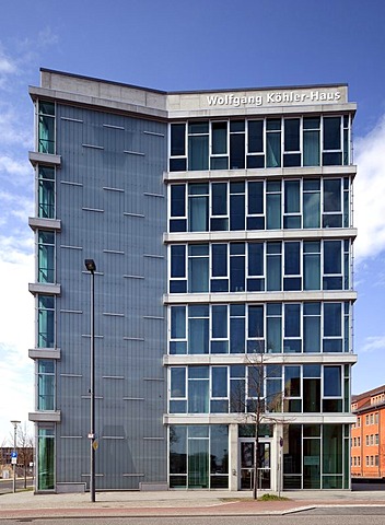 Wolfgang-Koehler-Haus building, Department of Psychology, Humboldt-Universitaet university, Wissenschaftsstadt Adlershof Science City, Berlin, Germany, Europe