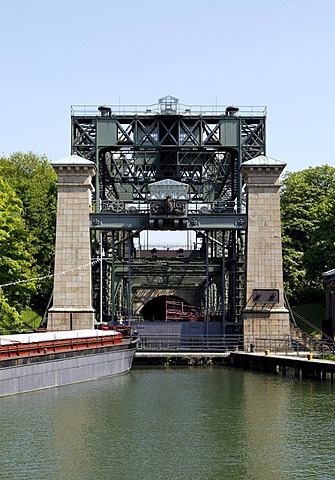 Old ship lift, Waltrop, Ruhrgebiet region, North Rhine-Westphalia, Germany, Europe