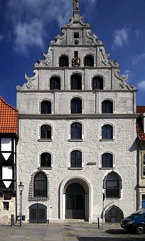 Gewandhaus building on Altstadtmarkt square, Braunschweig, Brunswick, Lower Saxony, Germany, Europe