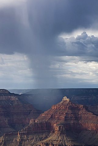 Bad weather front in the Grand Canyon National Park, Arizona, USA