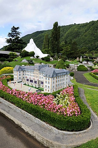 ICRC headquarters in Geneva in miniature, Swissminiatur, Melide, Lugano, Ticino, Switzerland, Europe