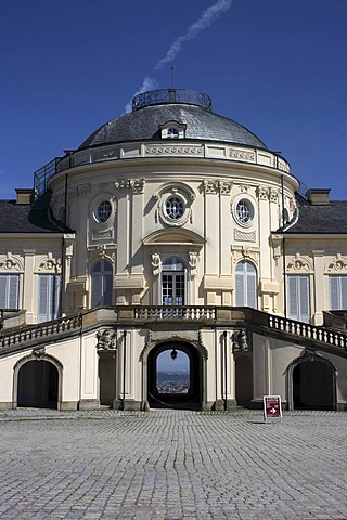 South side, Schloss Solitude Castle, Stuttgart-West, Stuttgart, Upper Swabia, Baden-Wuerttemberg, Germany, Europe