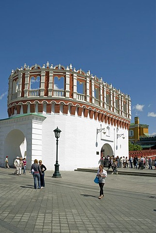 Kutafya Tower of the Kremlin, Moscow, Russia