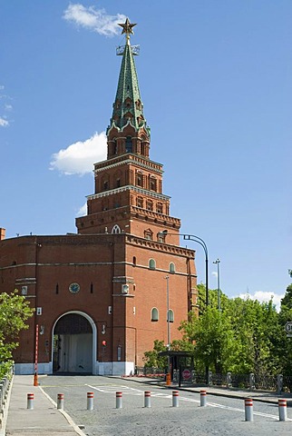 Borovitskaya Tower, Moscow Kremlin, Moscow, Russia