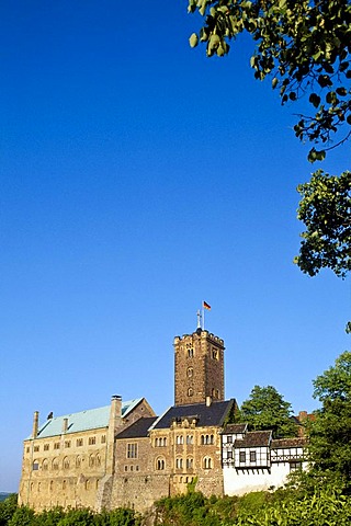 Wartburg castle, Eisenach, Thuringia, Germany, Europe