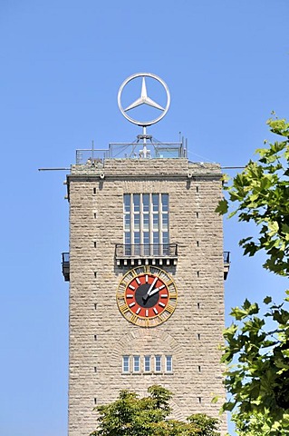 Tower of the main station in Stuttgart, Baden-Wuerttemberg, Germany, Europe