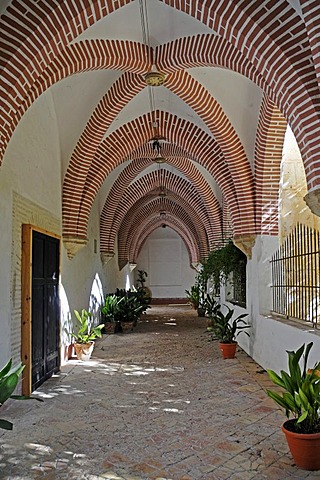 Arcade, San Jeronimo de Cotalba monastery, Sant Jeronimo, Alfauir, Gandia, Costa Blanca, Alicante province, Spain, Europe