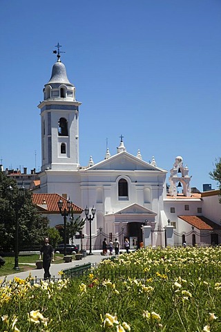 Church Iglesia de Nuestra Senora del Pilar next to La Recoleta Cemetery, Barrio Norte, Buenos Aires, Argentina, South America