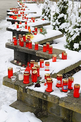 Memorial place of the 1st anniversary of the massacre of Winnenden and Wendlingen, Winnenden, Baden-Wuerttemberg, Germany, Europe