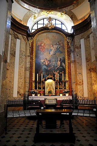 Side altar, Karlskirche, Charles Church, 1716-1736, Vienna, Austria, Europe