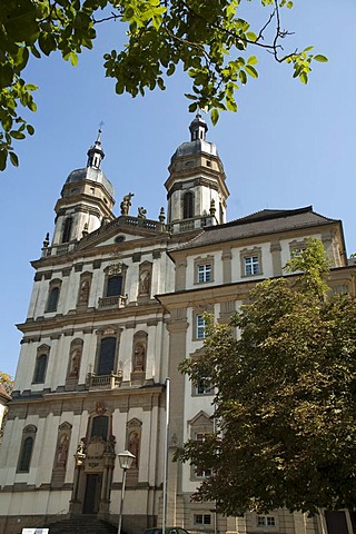 Schoental Abbey, Jagst Valley, Baden-Wuerttemberg, Germany, Europe