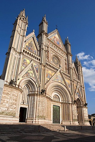 Duomo Santa Maria Assunta, cathedral, Orvieto, Umbria, Italy, Europe, PublicGround