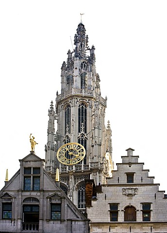 Onze-Lieve-Vrouwekathedraal Cathedral of Our Lady, Antwerp, Flanders, Belgium, Europe