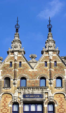 Architecture, detail, art nouveau, Berchem, Zurenborg, Cogels-Osylei, Transvaalstraat, Waterloostraat, Antwerp, Flanders, Belgium, Europe