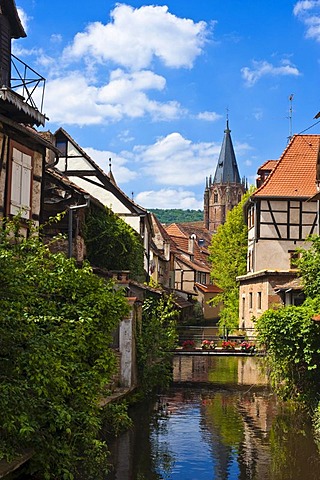 La Petite Venise, Little Venice, Wissembourg, Vosges du Nord nature park, Vosges mountains, Alsace, France, Europe