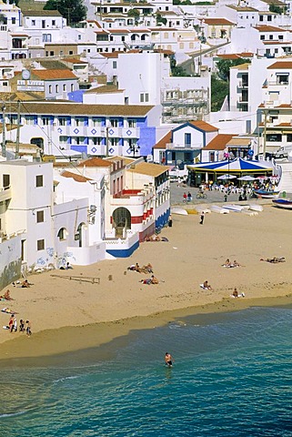 Townscape, Carvoeiro, Algarve, Portugal, Europe